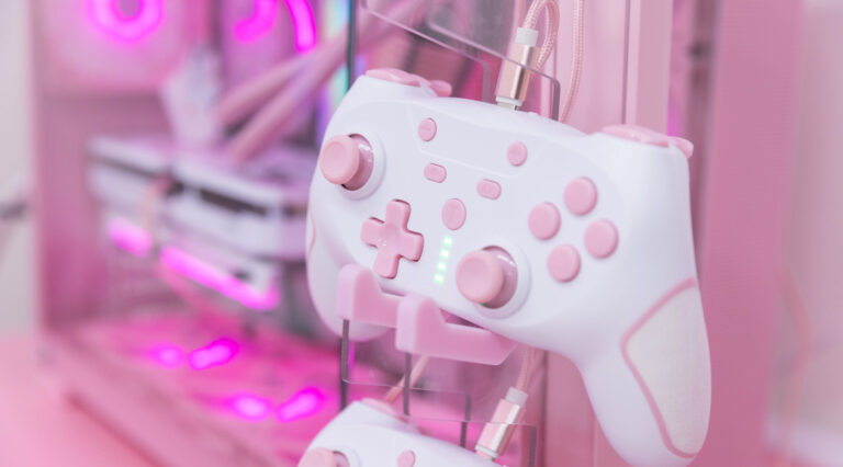 ゲームのコントローラーの寄り