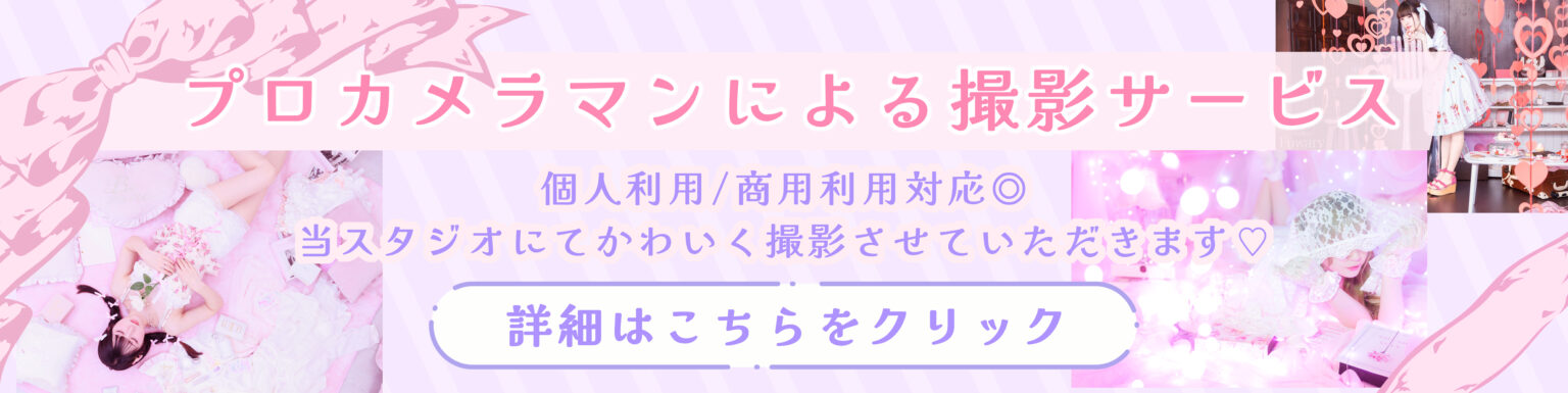 プロカメラマンによる撮影サービスのご案内